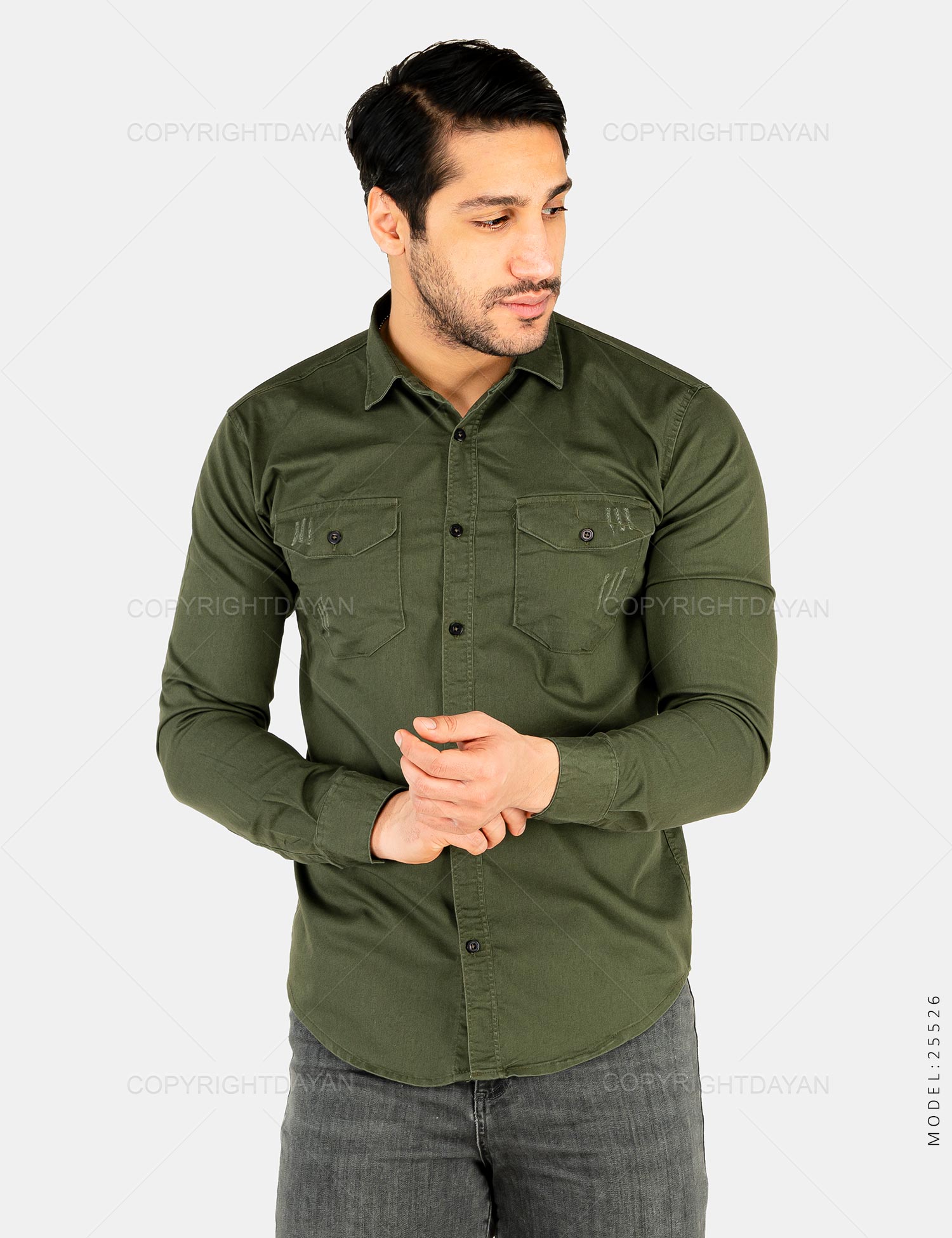 پیراهن مردانه Mason مدل 25526
