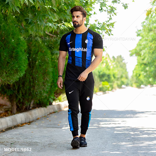 ست تیشرت شلوار مردانه Esteghlal مدل S 9862