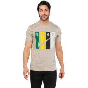 تیشرت Nike یقه گرد مردانه پنبه ساده مدل 44803