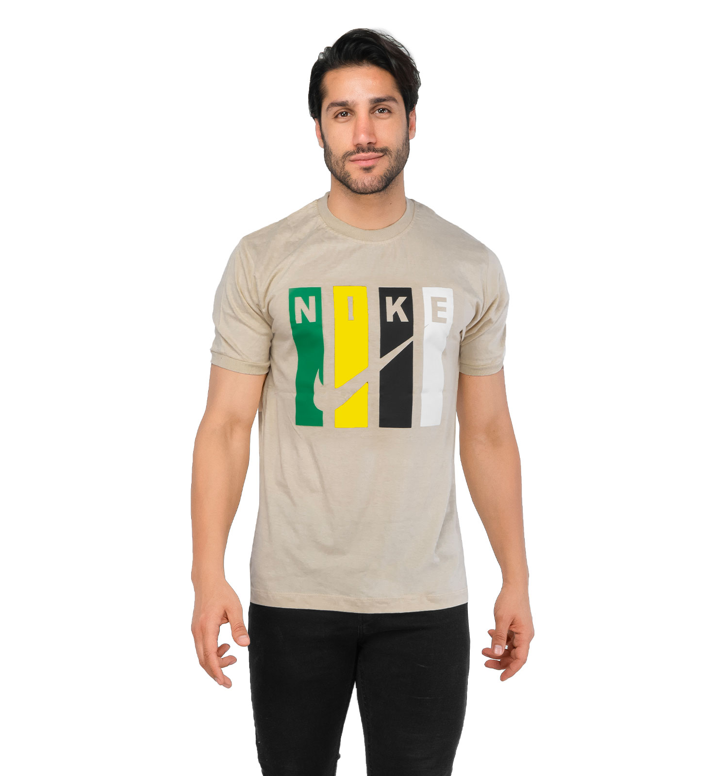 تیشرت Nike یقه گرد مردانه پنبه ساده مدل 44803