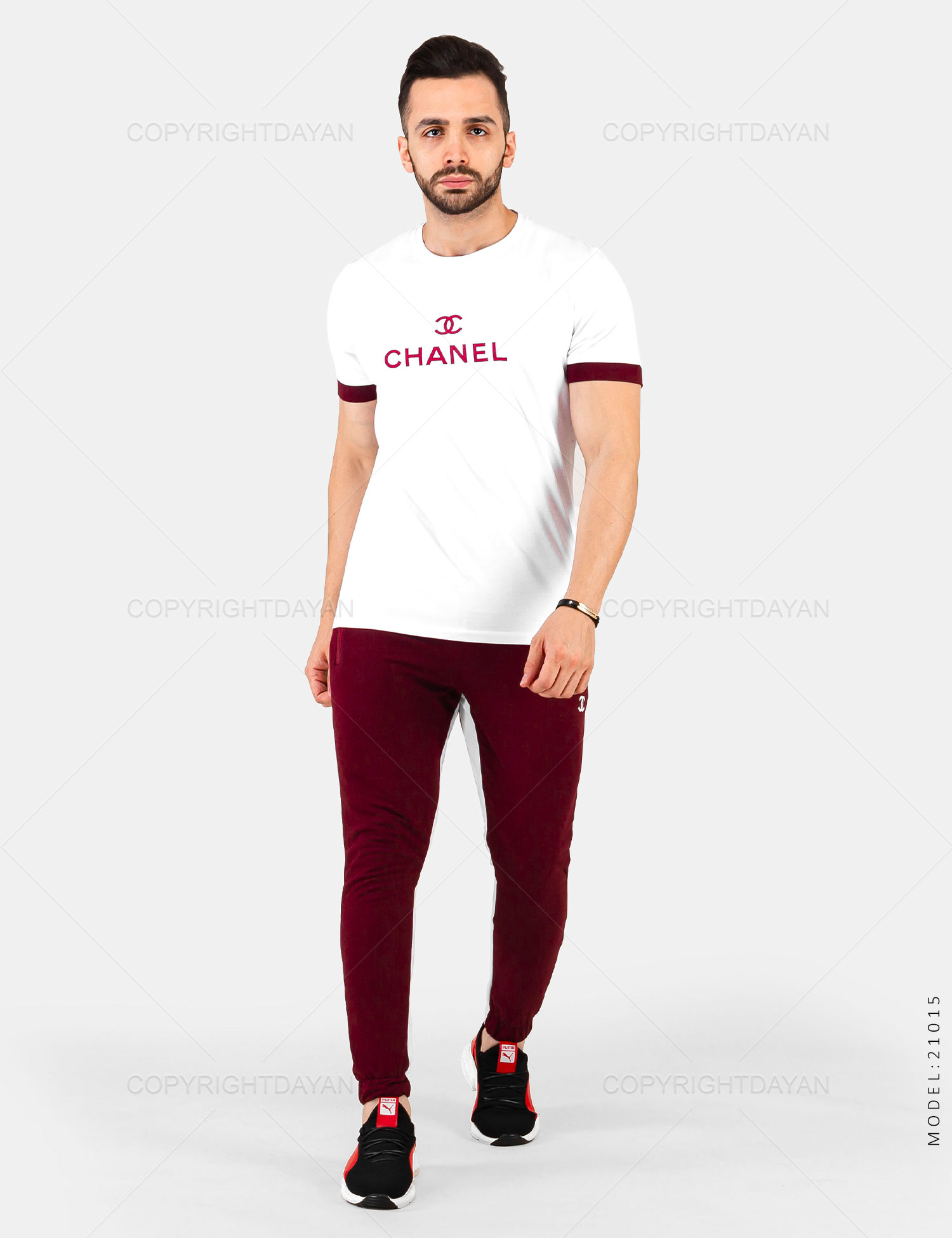 ست تیشرت شلوار مردانه Chanel مدل 21015