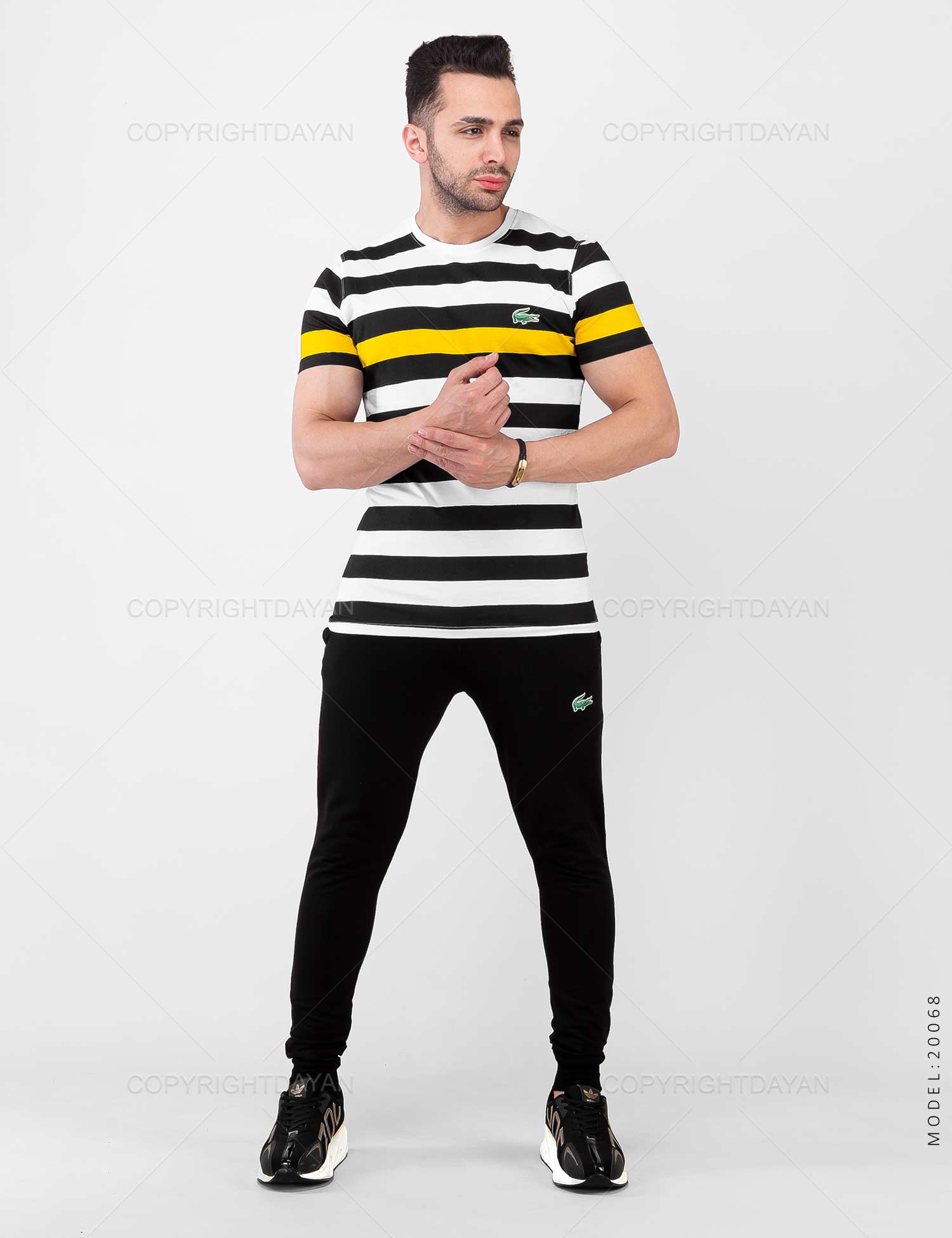 ست تیشرت شلوار مردانه Lacoste مدل 20068