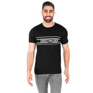 تیشرت Chiristian Dior مردانه مشکی ساده مدل 43726