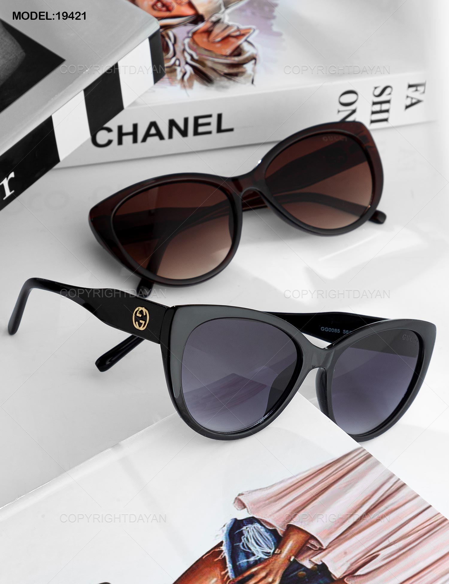 عینک آفتابی زنانه Gucci مدل 19421