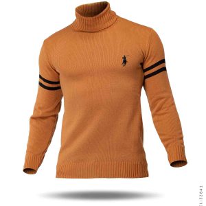پلیور بافت مردانه یقه اسکی Polo مدل 32481