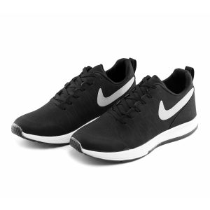 کفش اسپرت مردانه Nike چرم مصنوعی بند دار مشکی مدل 41055