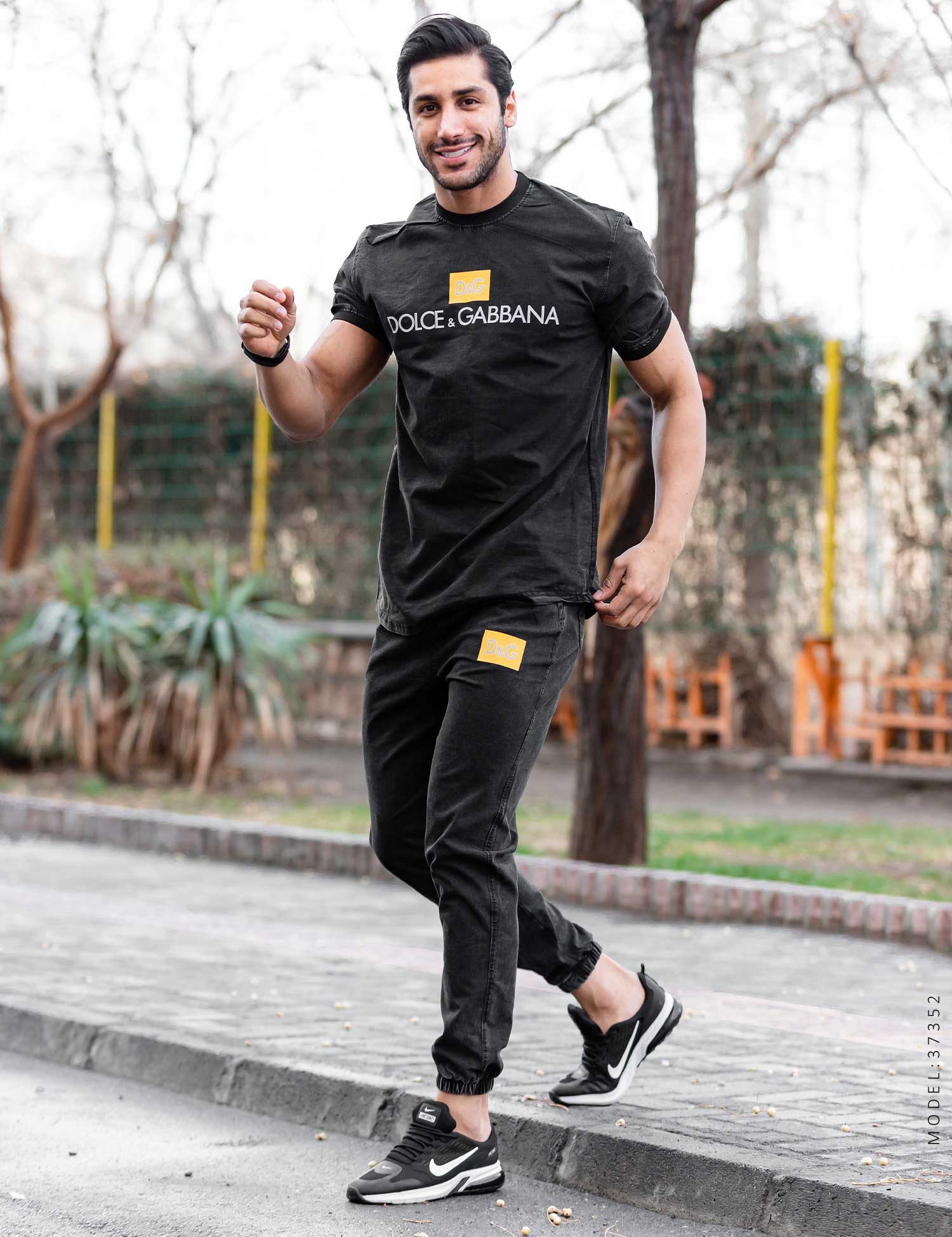 ست تیشرت شلوار اسپرت لی D & G مدل 37352
