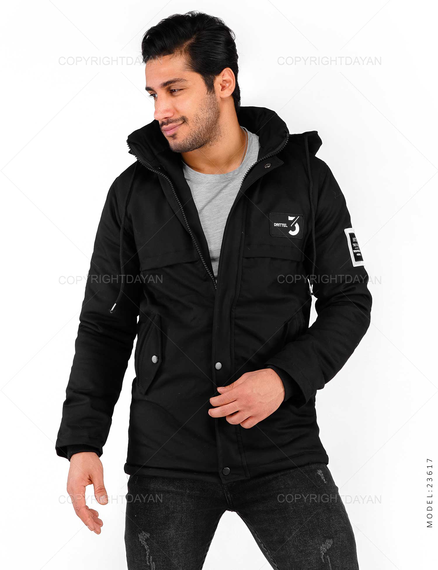 کاپشن مردانه Marlon مدل 23617