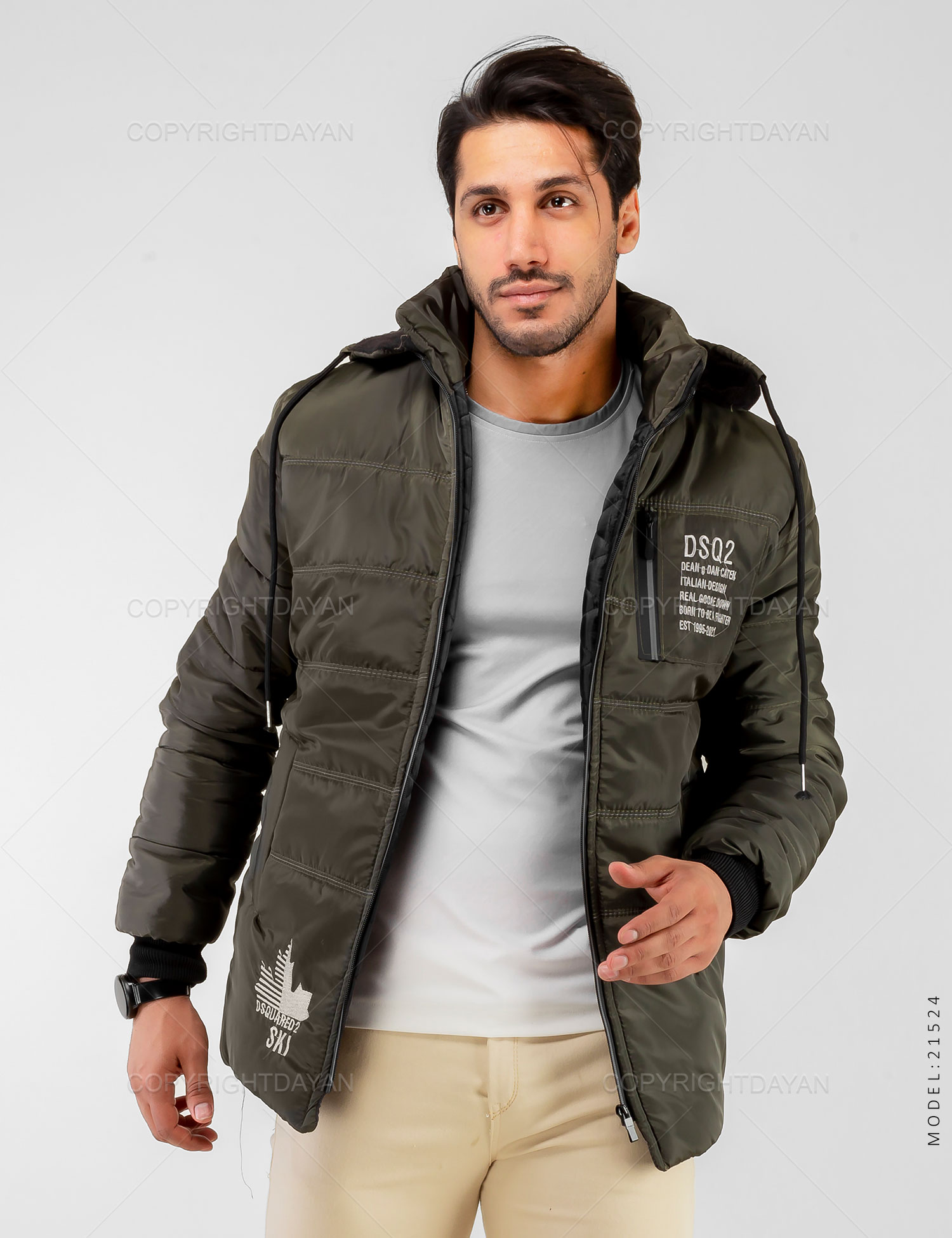 کاپشن مردانه Dsquared مدل 21524