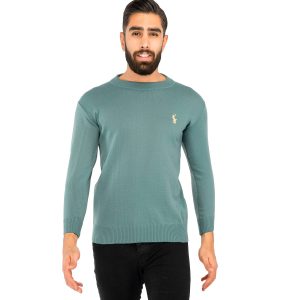 بافت مردانه یقه گرد فری سایز ساده Polo مدل 40887