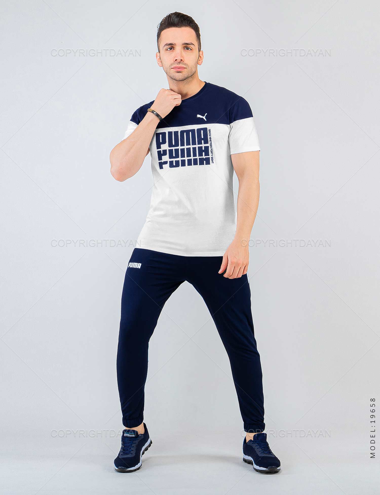 ست تیشرت شلوار مردانه Puma مدل 19658