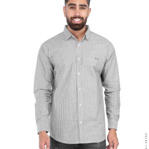 پیراهن مردانه آستین بلند راه راه Nika مدل 39784