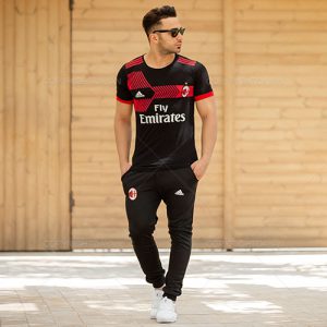 ست تیشرت شلوار مردانه AC Milan مدل S 4095