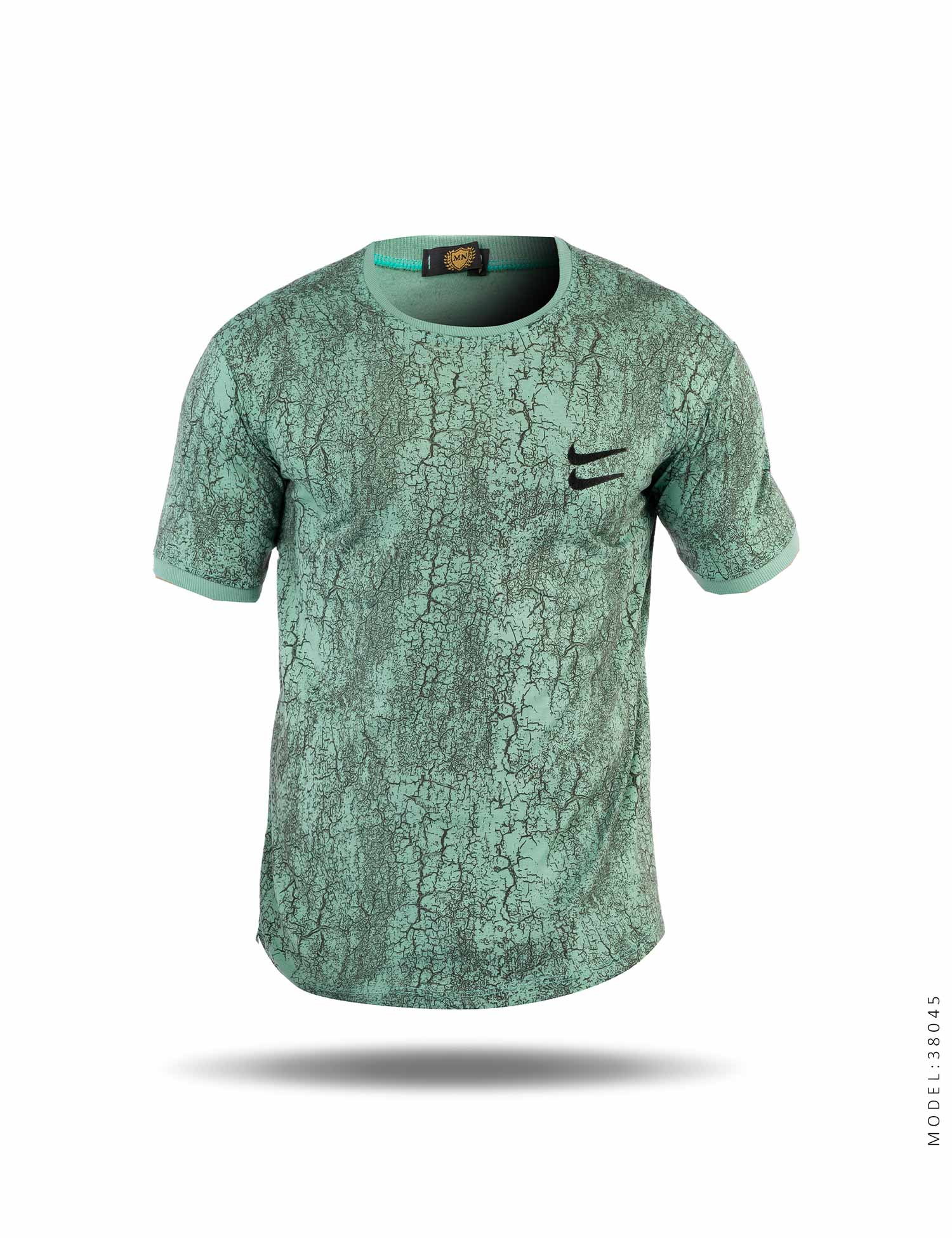 تیشرت مردانه طرحدار یقه گرد Nike مدل 38045