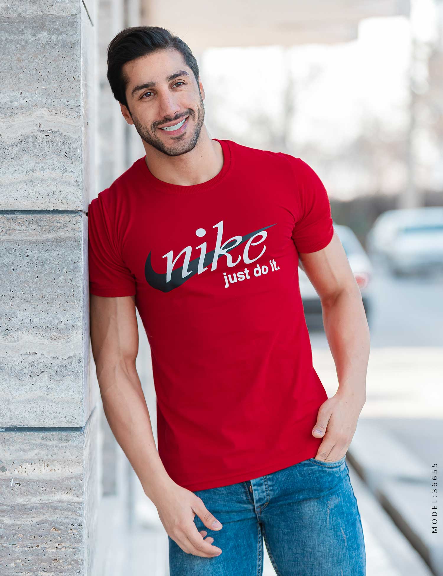 تیشرت مردانه یقه گرد Nike مدل 36655