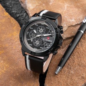 ساعت مچی چرم مردانه NAVIFORCE مدل 42114
