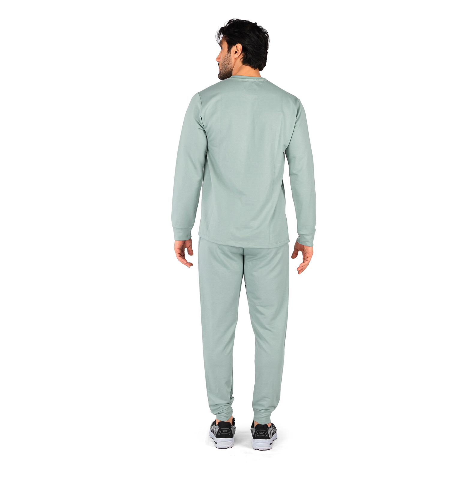 ست بلوز شلوار مردانه آستین بلند Nike ساده یقه گرد مدل 43653