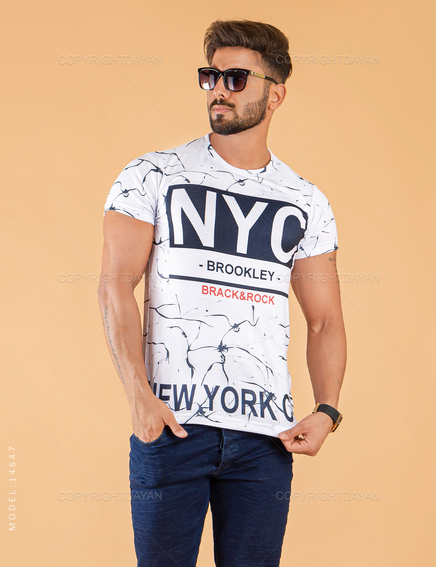 تیشرت مردانه New york مدل 14647
