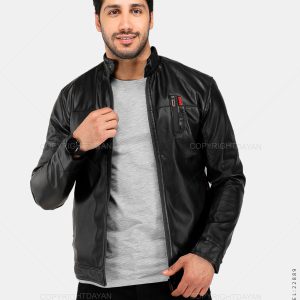 کاپشن چرمی مردانه Nika مدل 22889