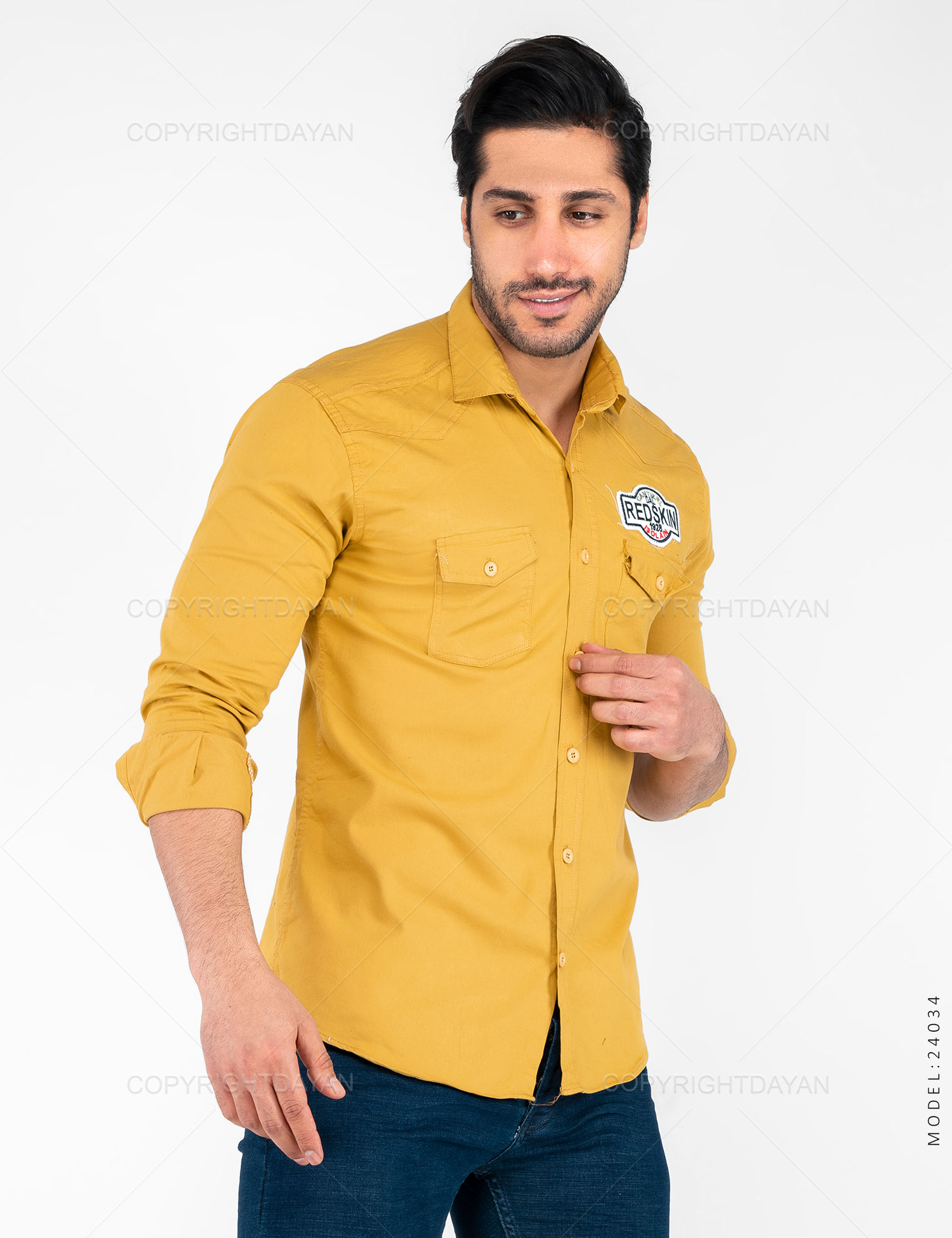 پیراهن مردانه Nela مدل 24034