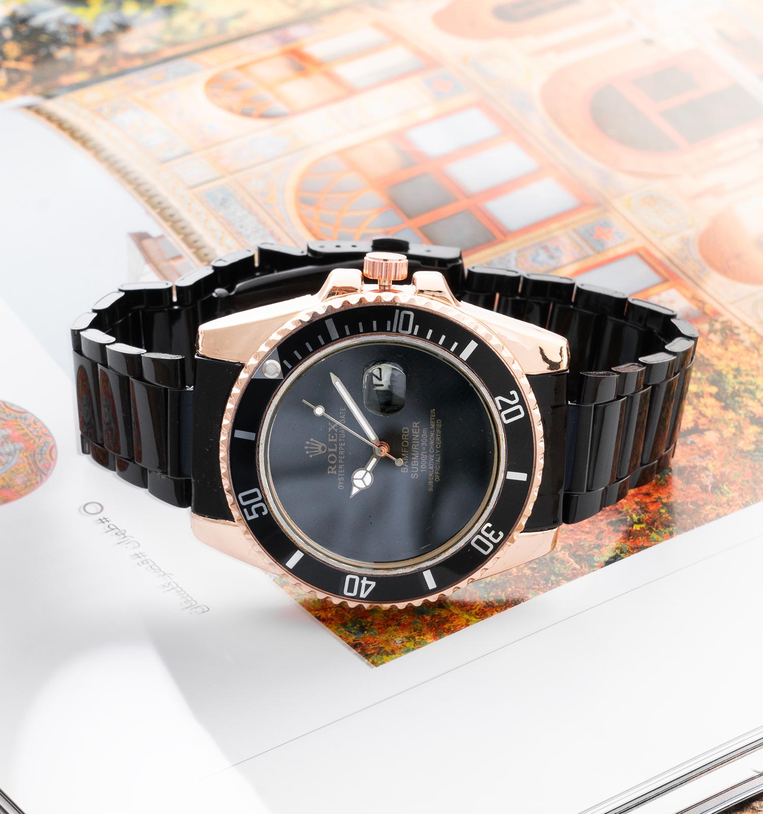 ساعت مچی عقربه ای مردانه Rolex مدل 45003