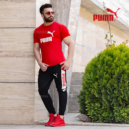 ست تیشرت شلوار مردانه Puma مدل S 9118