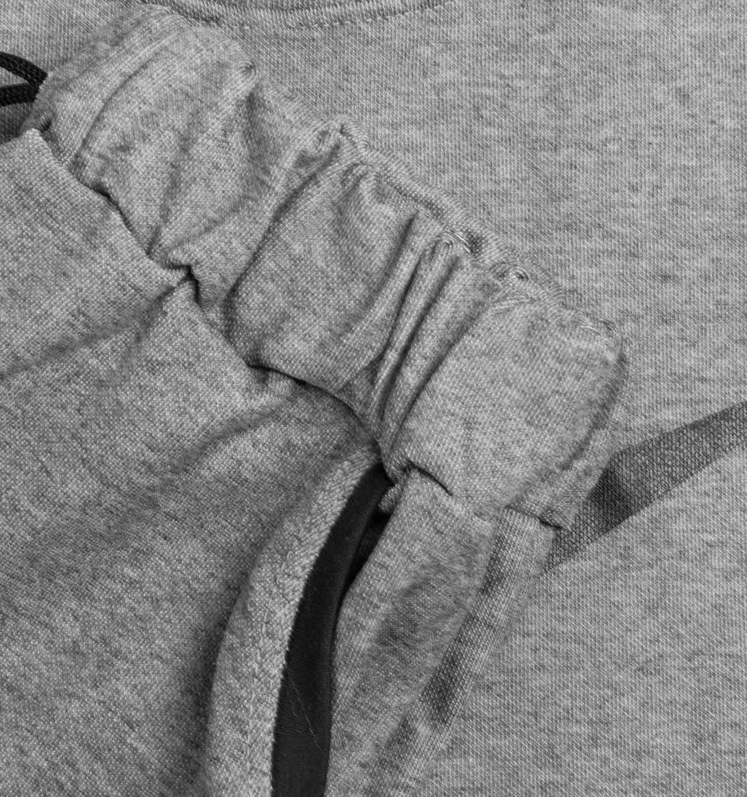 ست تیشرت شلوار مردانه طوسی Nike ساده یقه گرد مدل 42927