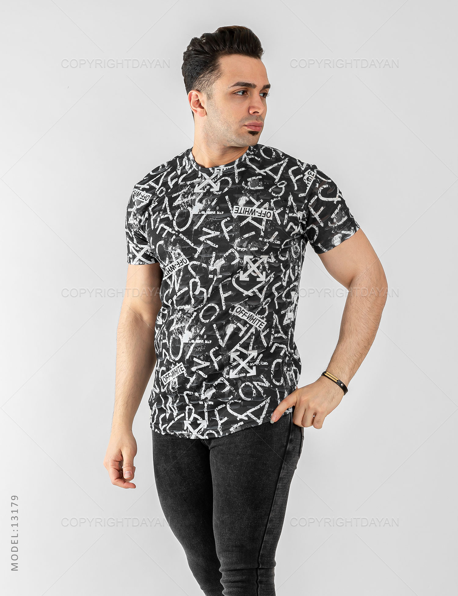 تیشرت مردانه Off – White مدل 13179