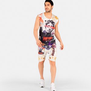 ست رکابی شلوارک مردانه Supreme مدل 26000