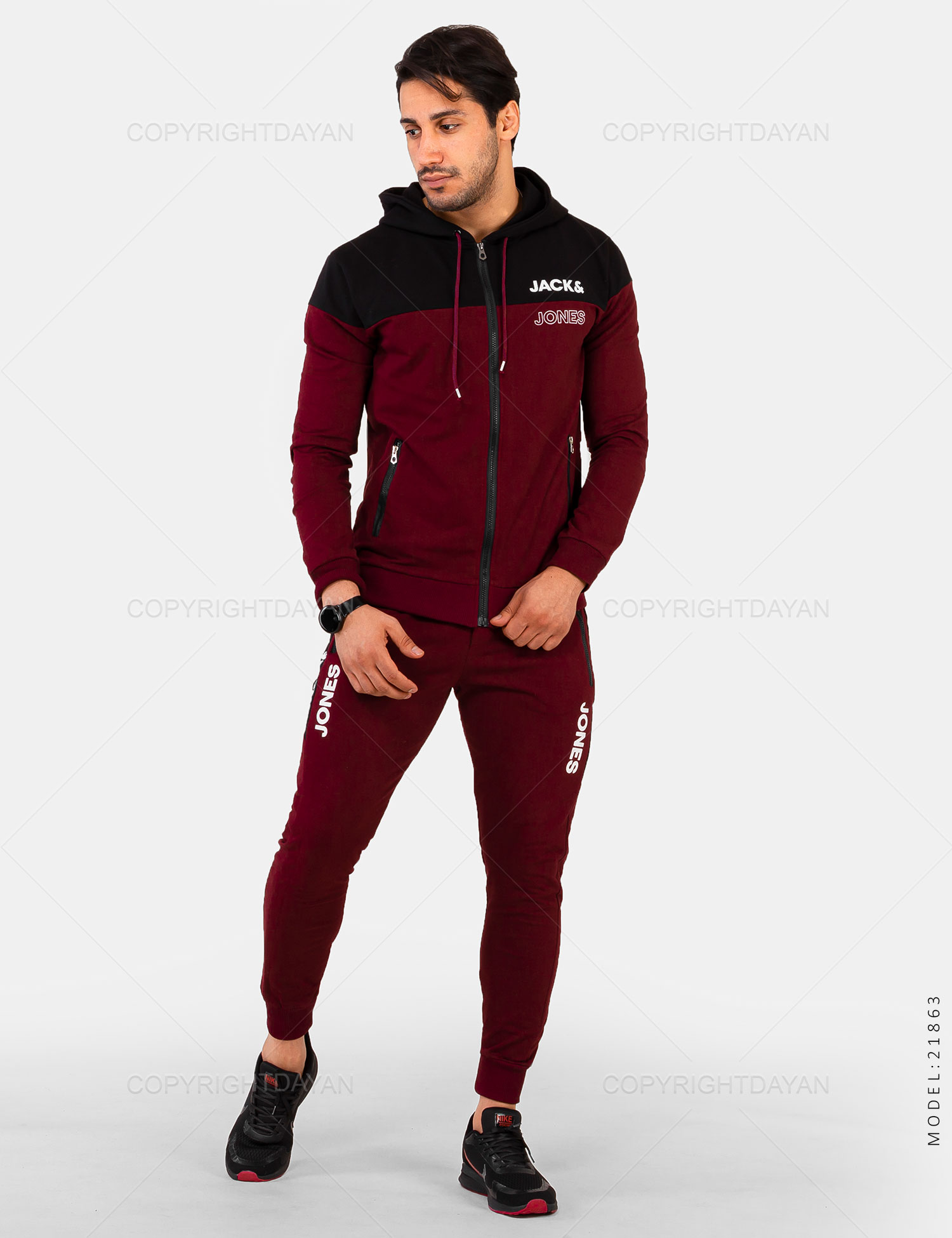 ست سویشرت شلوار مردانه Jack & Jones مدل 21863