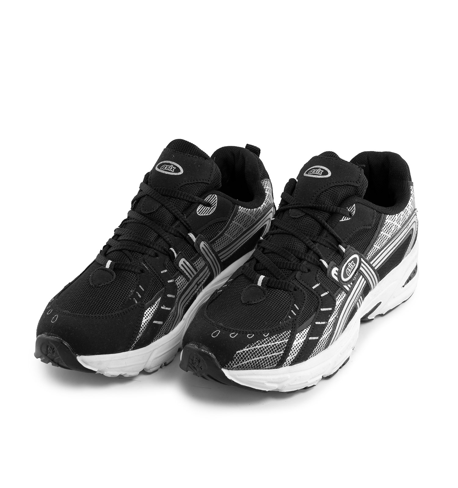 کفش اسپرت Asics مردانه مشکی بندی مدل 42634