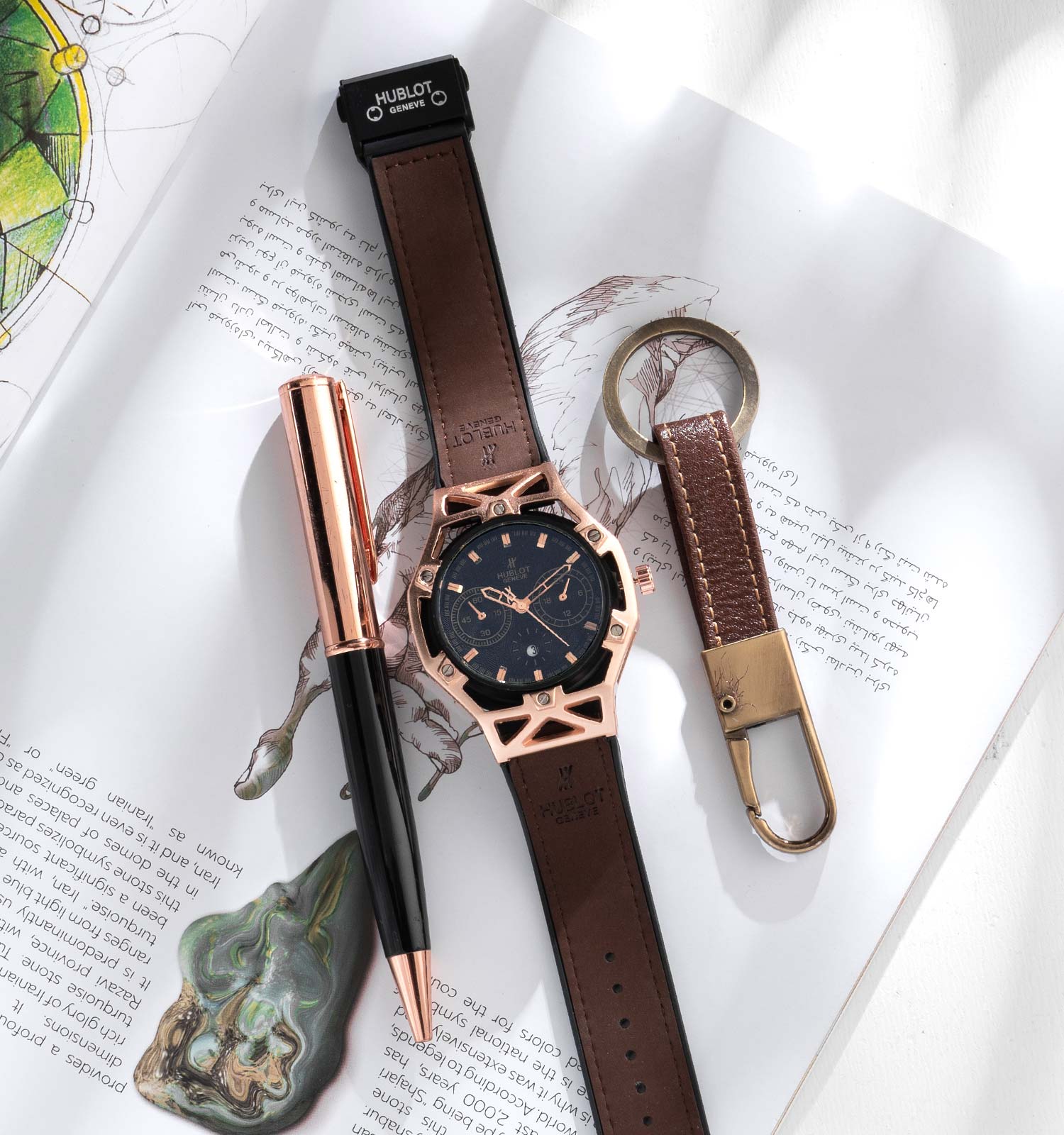 ساعت مچی عقربه ای مردانه Hublot مدل 45129