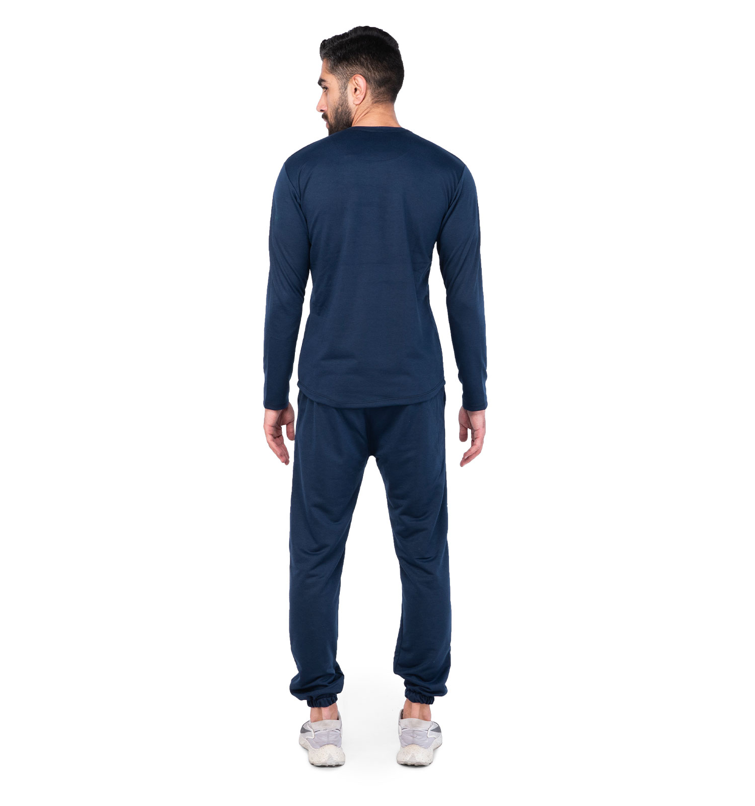 ست بلوز شلوار مردانه سرمه ای Reebok یقه گرد مدل 44742