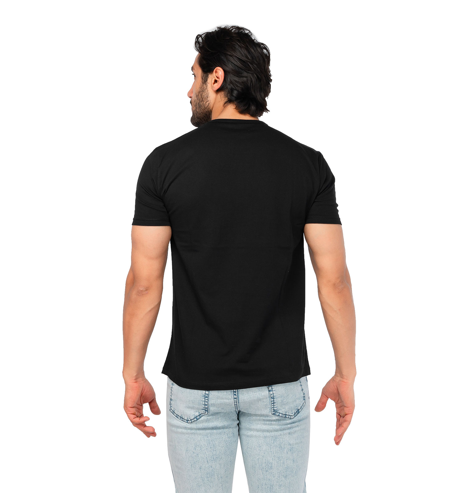 تیشرت Givenchy یقه گرد مردانه مشکی ساده مدل 44604