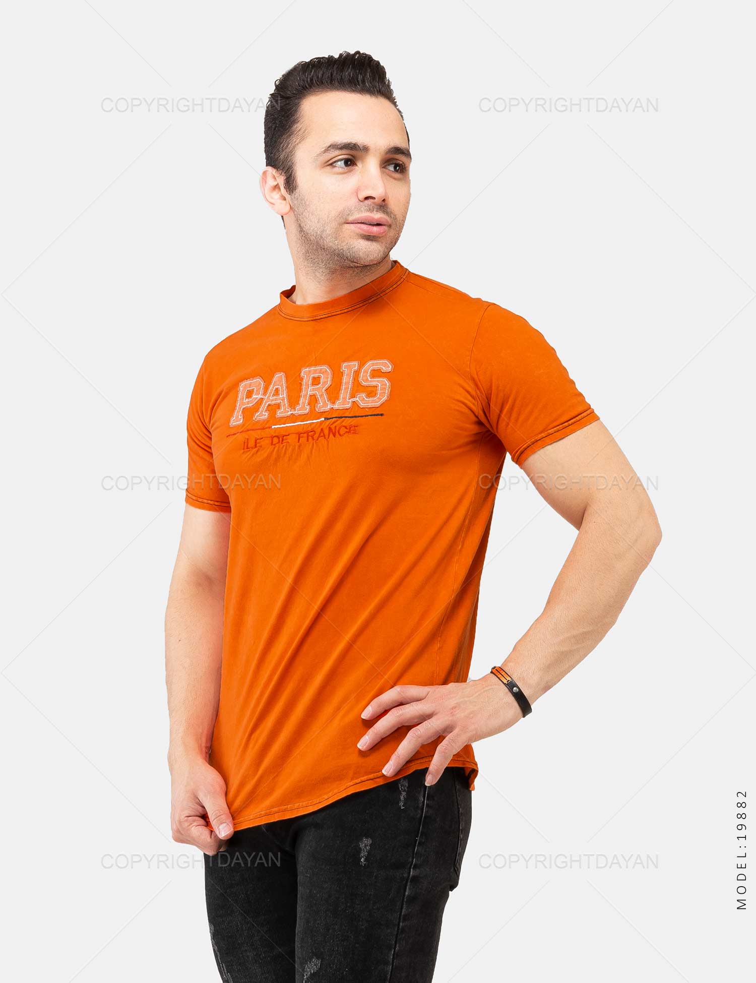 تیشرت مردانه Paris مدل 19882