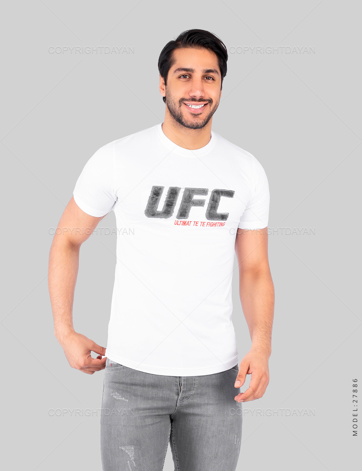 تیشرت مردانه UFC مدل 27886