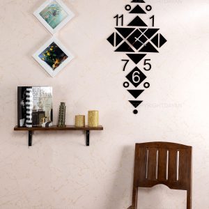 ساعت دیواری روکش مخمل نرگس