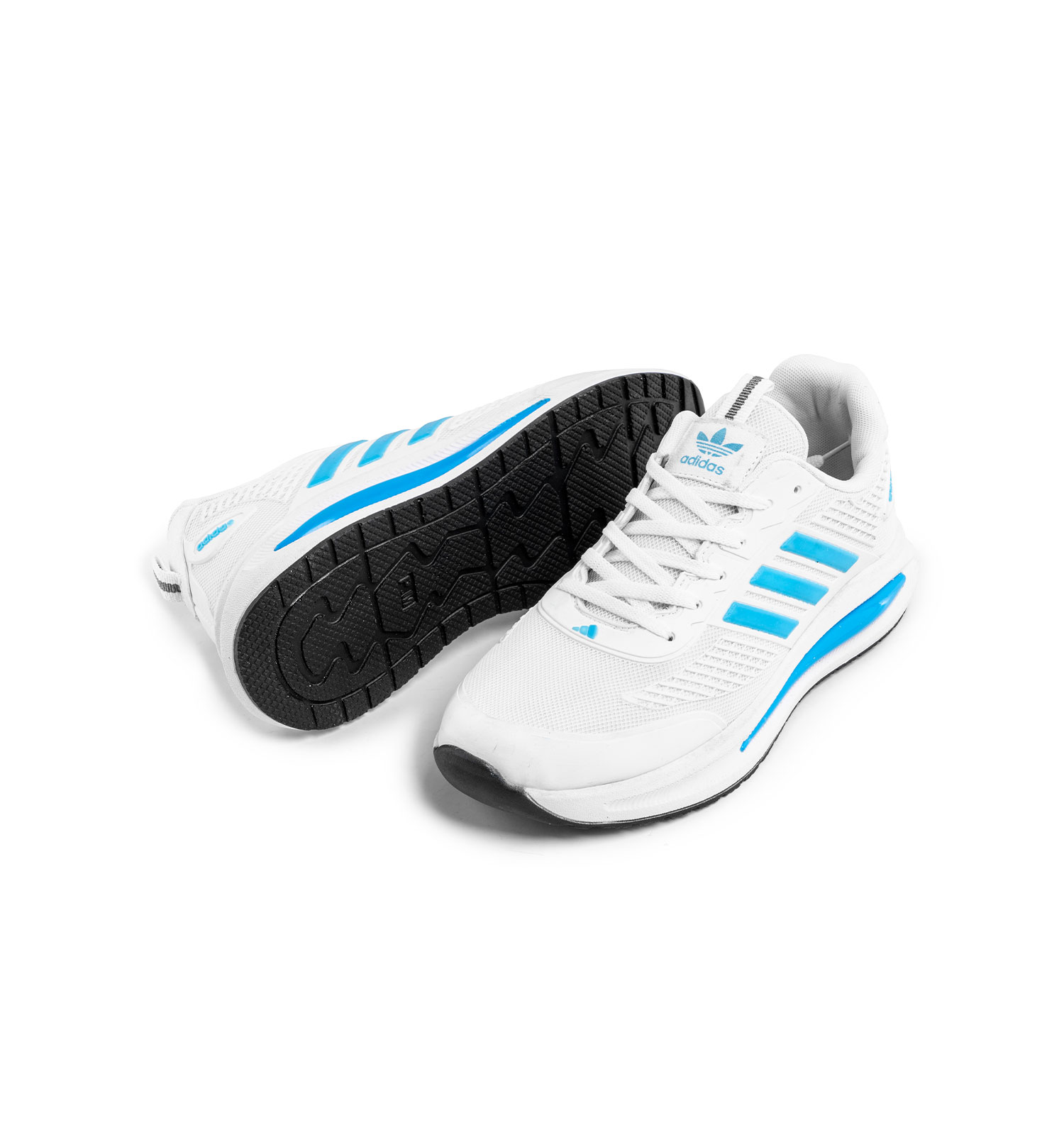کفش اسپرت Adidas مردانه سفید بندی مدل 43970