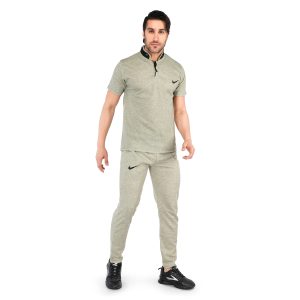 ست تیشرت شلوار مردانه آستین کوتاه Nike ساده یقه گرد مدل 43184