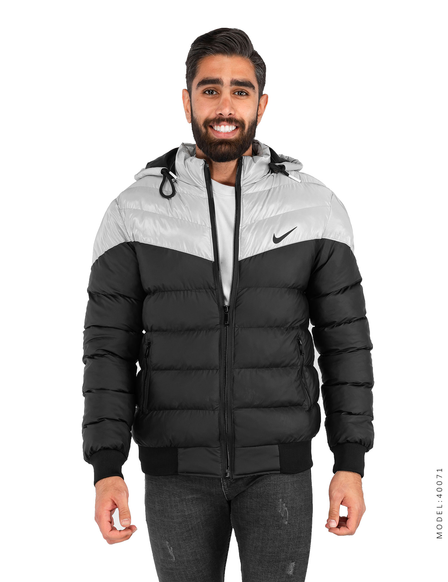 کاپشن مموری مردانه بادی Nike مدل 40071