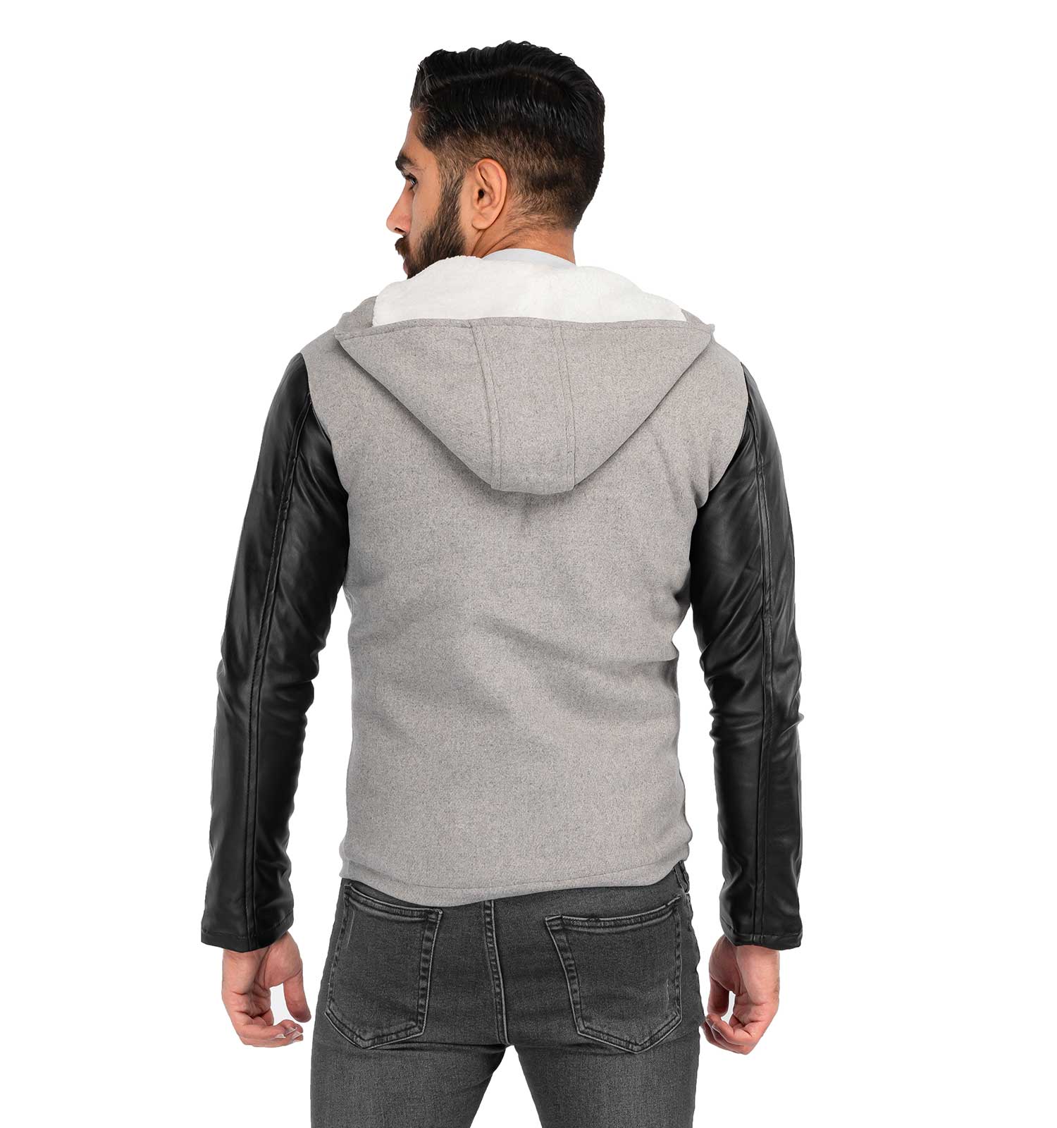 کاپشن چرم مردانه Zima مدل 39419