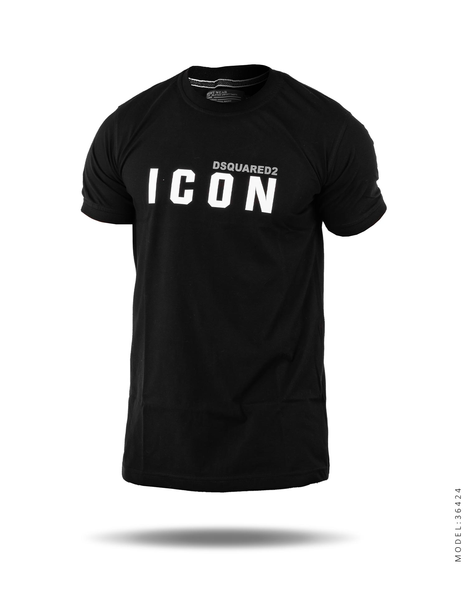تیشرت یقه گرد مردانه Icon مدل 36424