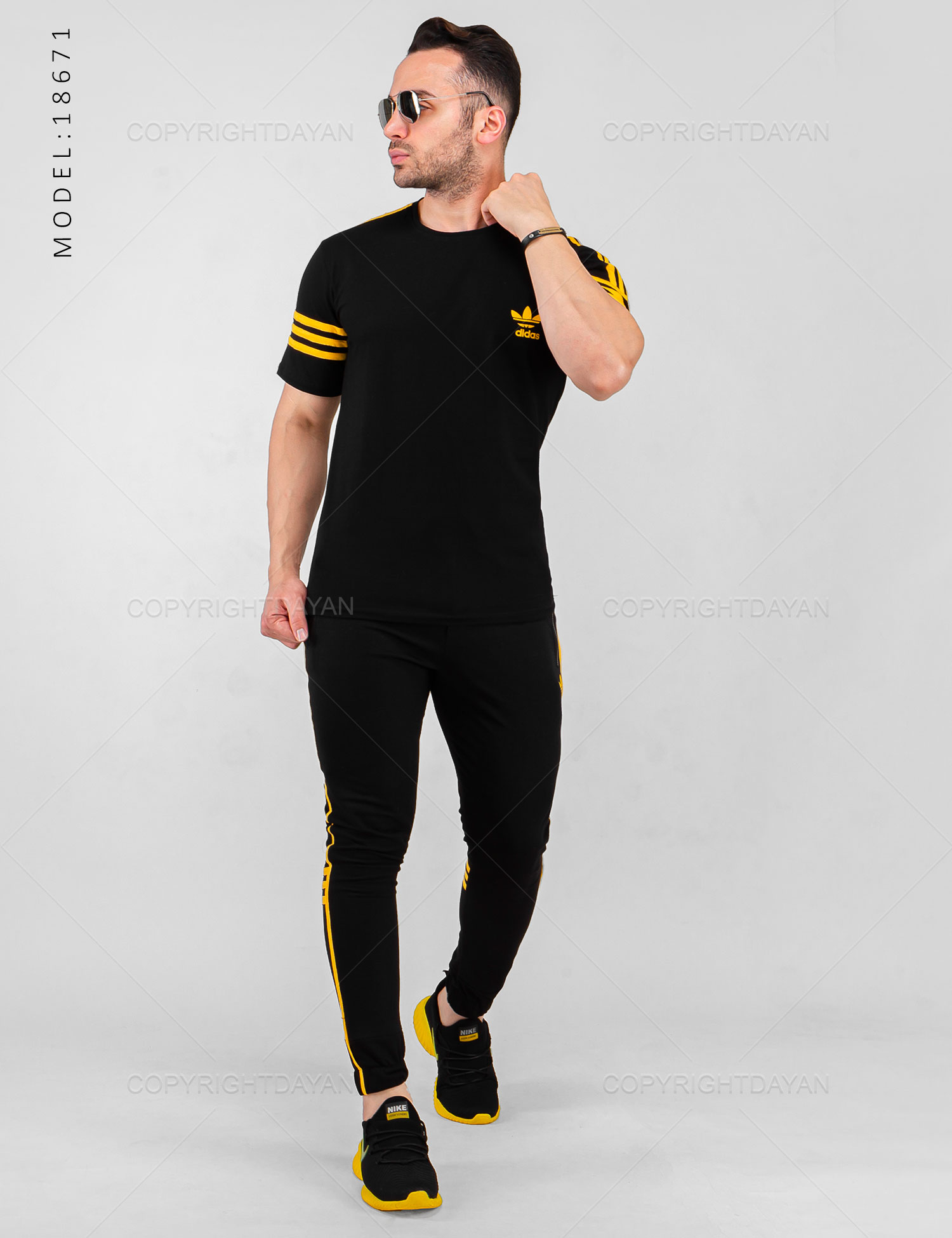 ست تیشرت شلوار مردانه Adidas مدل 18671
