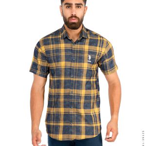 پیراهن مردانه چهارخانه Polo مدل 39125