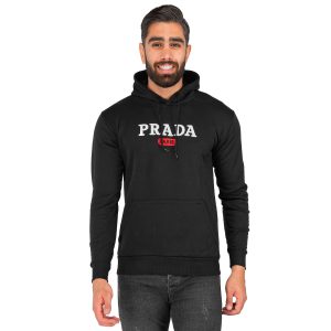 هودی مردانه کلاهدار Prada مدل 40025