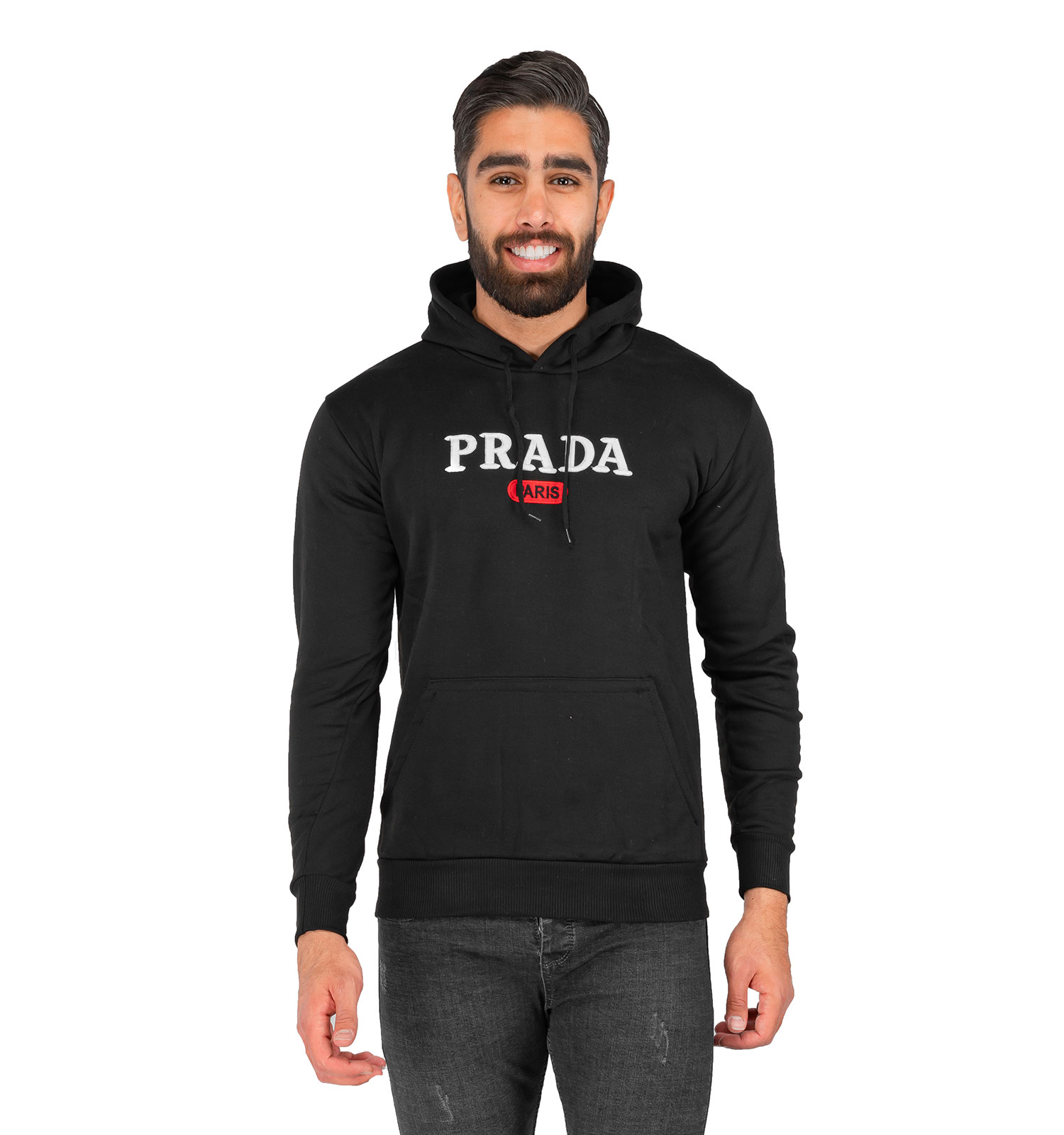 هودی مردانه کلاهدار Prada مدل 40025