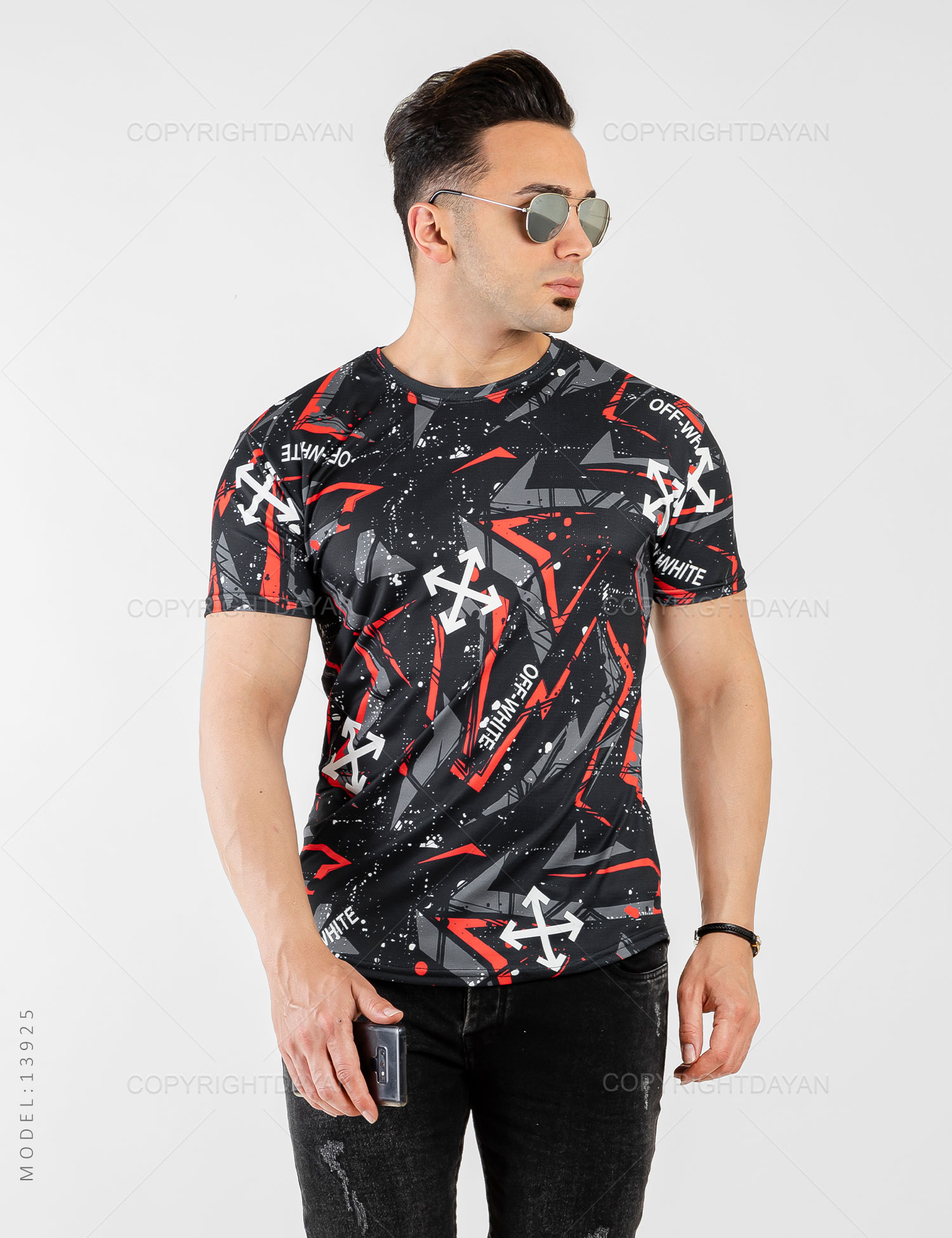 تیشرت مردانه Off – White مدل 13925
