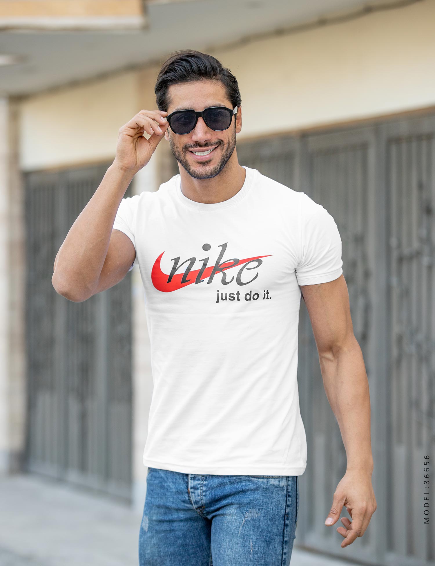 تیشرت مردانه یقه گرد Nike مدل 36656
