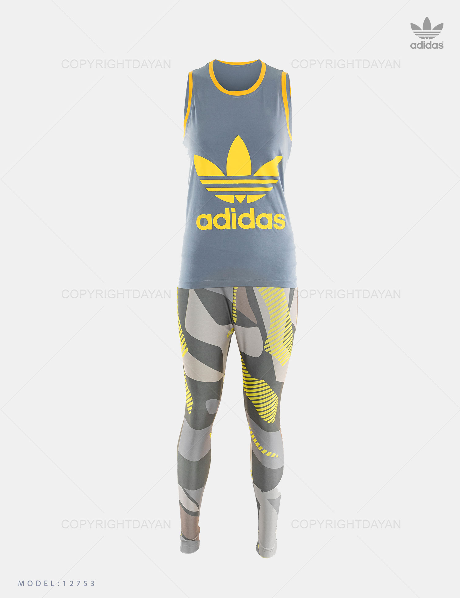 ست تاپ شلوار زنانه Adidas مدل 12753