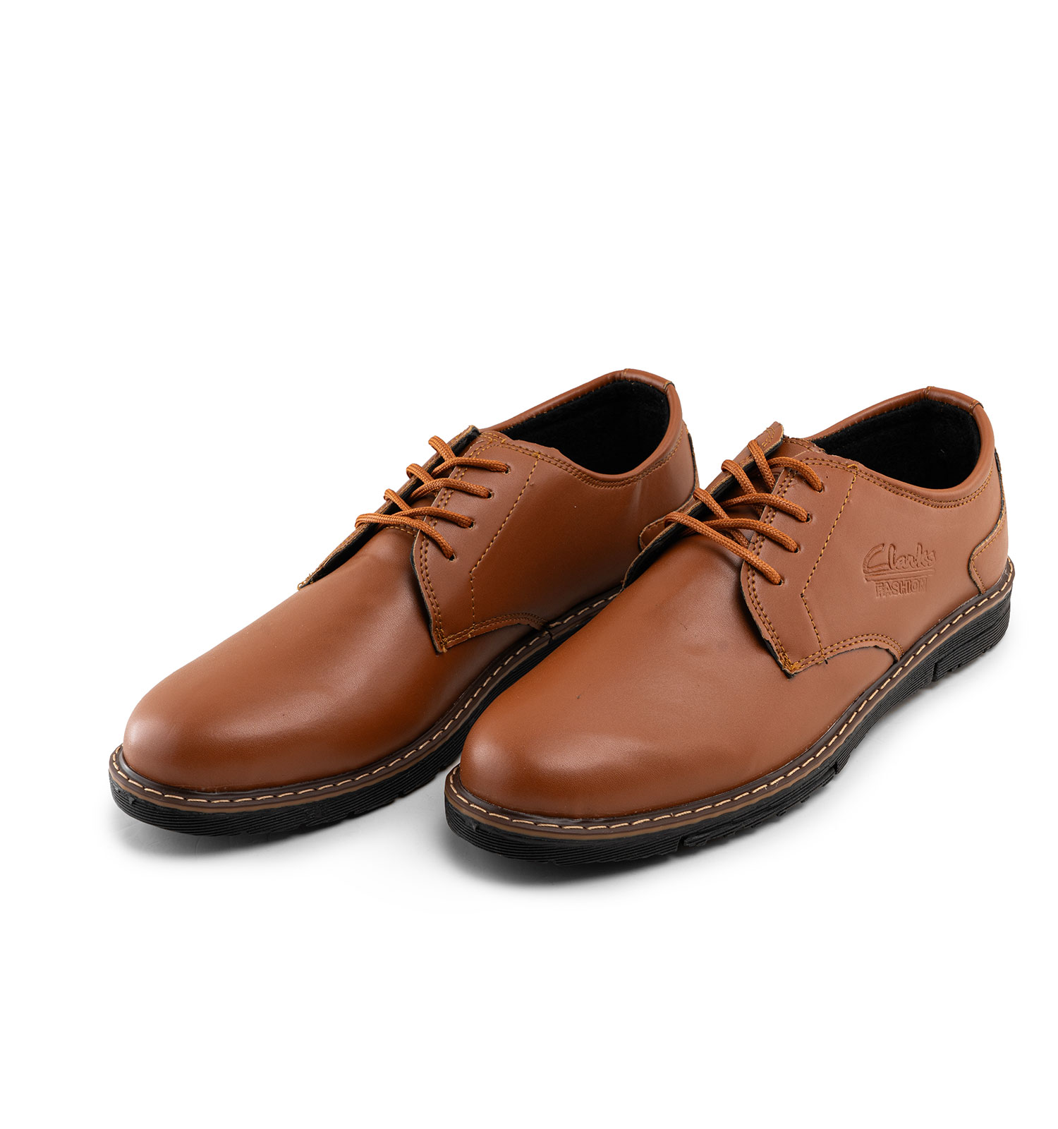 کفش رسمی مردانه Clarks چرم مصنوعی بندی مدل 44438